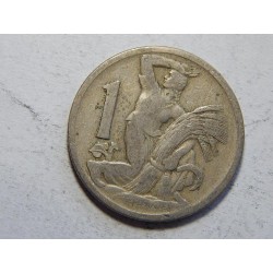 Československo 1 Koruna 1922 VF č44454 