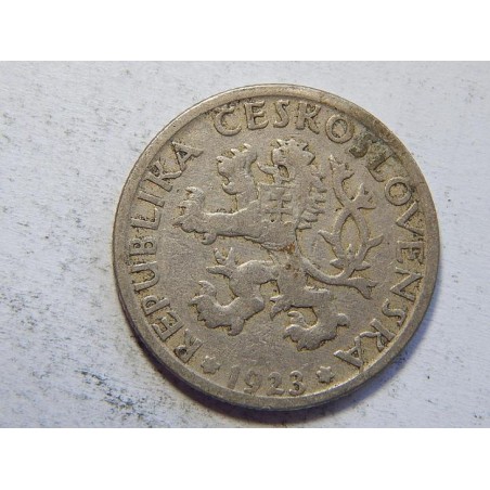 Československo 1 Koruna 1923 VF č44491 