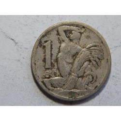 Československo 1 Koruna 1923 VF č44491 