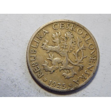 Československo 1 Koruna 1925 VF-XF č44435
