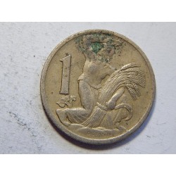 Československo 1 Koruna 1925 VF-XF č44435