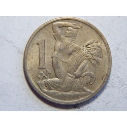 Československo 1 Koruna 1938 XF-UNC č44462 