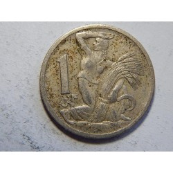 Československo 1 Koruna 1937 R XF č44439 