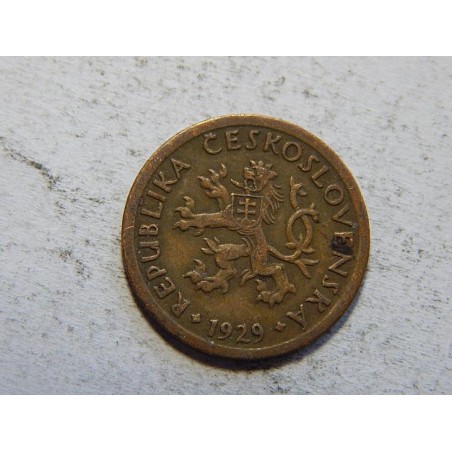 Československo 10 Haléřů 1929 R XF č44563 