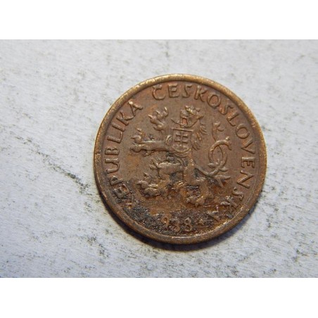 Československo 10 Haléřů 1938 F-VF č44581 