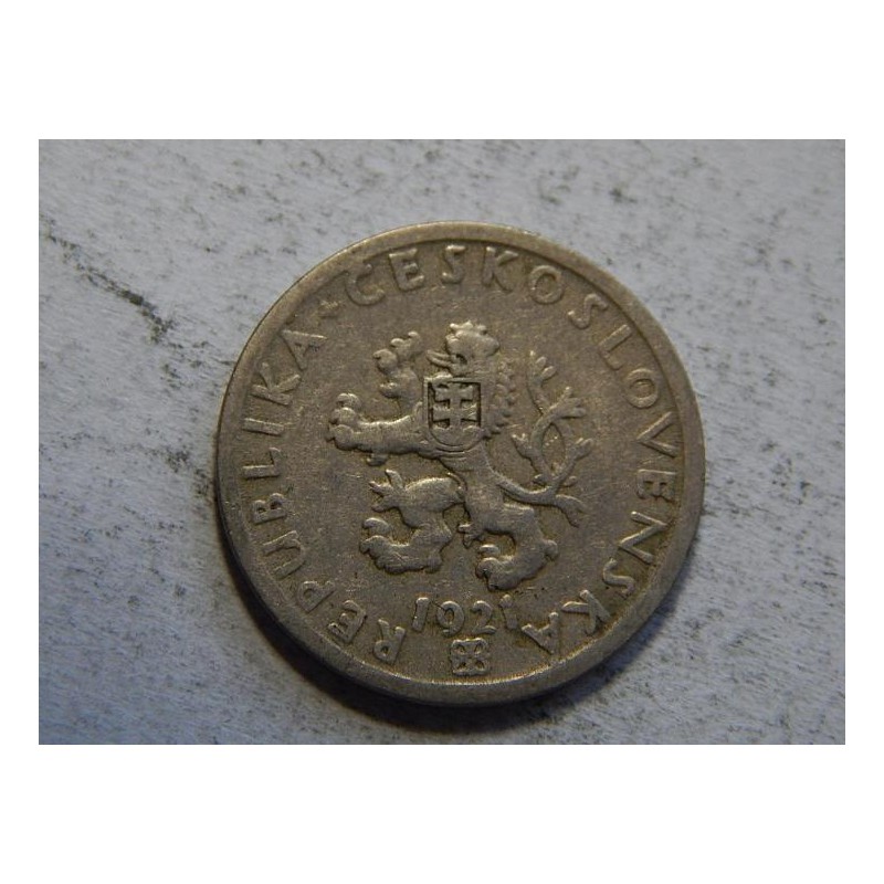 Československo 20 Haléřů 1921 VF č44559 Československo 20 Haléřů 1921 VF č44559