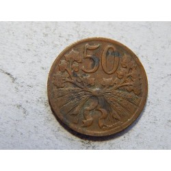 Československo 50 Haléřů 1948 VF č44565 