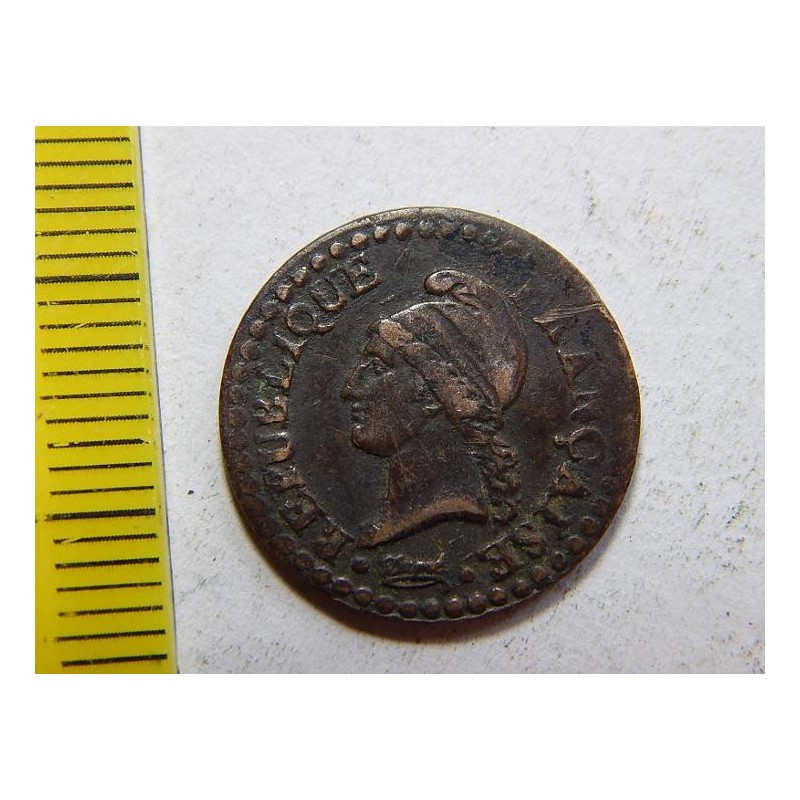 Francie 1 Centime 1797(6) 52 pearl VF č44732 Francie 1 Centime 1797(6) 52 pearl VF č44732