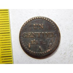 Francie 1 Centime 1797(6) 52 pearl VF č44732 