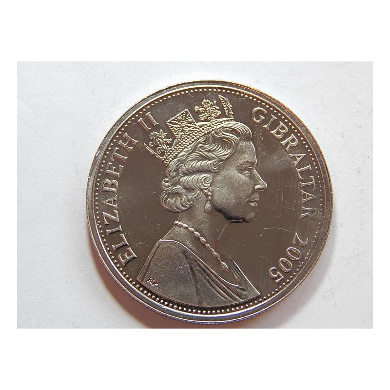 Gibraltar 1 Crown 2005 PROOF č44661 Gibraltar 1 Crown 2005 PROOF č44661