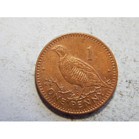 Gibraltar 1 Penny 2001 XF-UNC č44603 