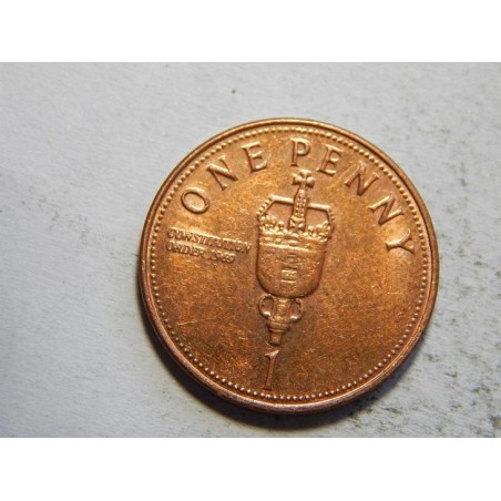 Gibraltar 1 Penny 2005 XF č44593 
