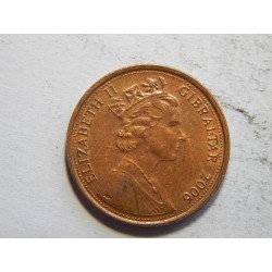 Gibraltar 1 Penny 2006 UNC č44596 