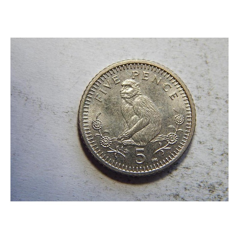 Gibraltar 5 Pence 2001 UNC č44599 Gibraltar 5 Pence 2001 UNC č44599
