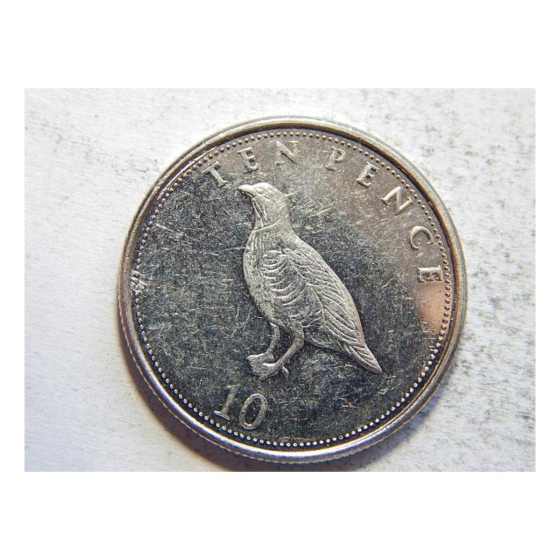 Gibraltar 10 Pence 2015 UNC č44609 Gibraltar 10 Pence 2015 UNC č44609