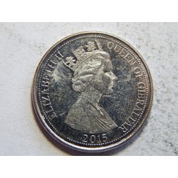 Gibraltar 10 Pence 2015 UNC č44609 