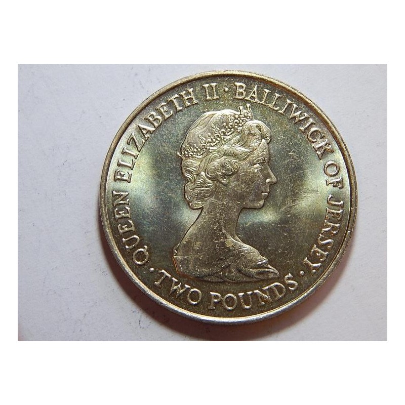 Jersey 2 Pounds 1981 UNC č44656 Jersey 2 Pounds 1981 UNC č44656