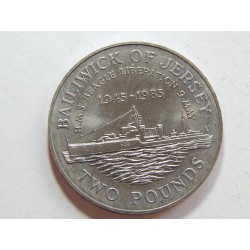 Jersey 2 Pounds 1985 loď UNC č44664 