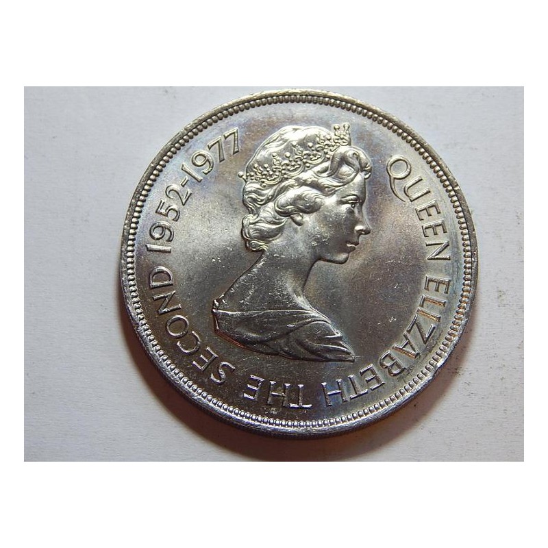 Jersey 25 Pence 1977 UNC č44625 Jersey 25 Pence 1977 UNC č44625