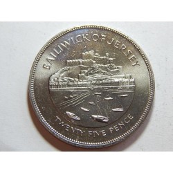 Jersey 25 Pence 1977 UNC č44625 