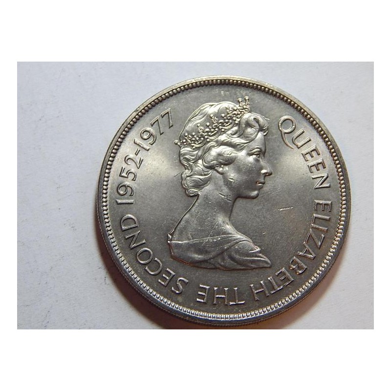 Jersey 25 Pence 1977 UNC č44654 Jersey 25 Pence 1977 UNC č44654