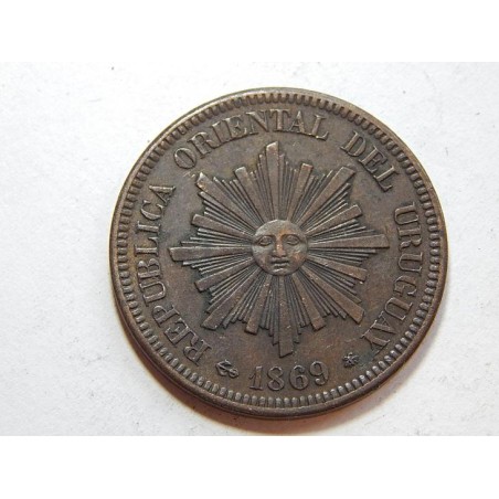 Peru 2 Centesimos 1869 UNC č44684 