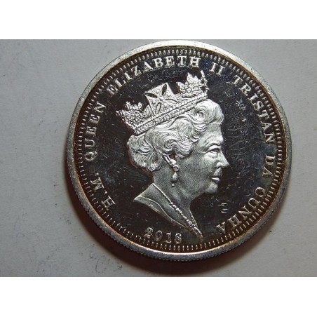 Tristan da Cunha 5 Pounds 2018 PROOF č44649 