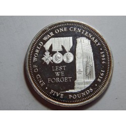 Tristan da Cunha 5 Pounds 2018 PROOF č44649 
