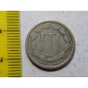 USA 3 Cent 1865 VF-XF č44727 