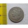 USA 3 Cent 1865 VF-XF č44727 