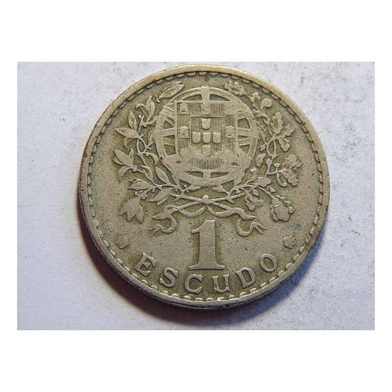 Portugalsko 1 Escudo 1951 VF-XF č38147 Portugalsko 1 Escudo 1951 VF-XF č38147