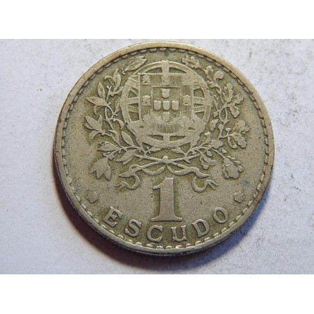 Portugalsko 1 Escudo 1951 VF-XF č38147 