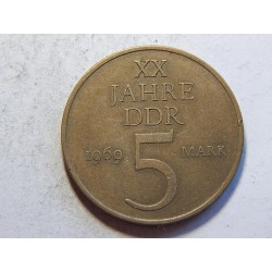 Německo DDR 5 Mark 1969 XF č38140 