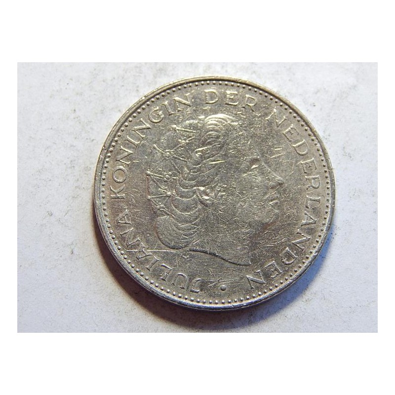 Nizozemí 2½ Gulden 1970 XF č38168 Nizozemí 2½ Gulden 1970 XF č38168