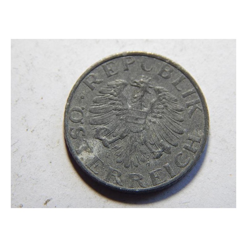 Rakousko 5 Groschen 1965 XF č39076 Rakousko 5 Groschen 1965 XF č39076