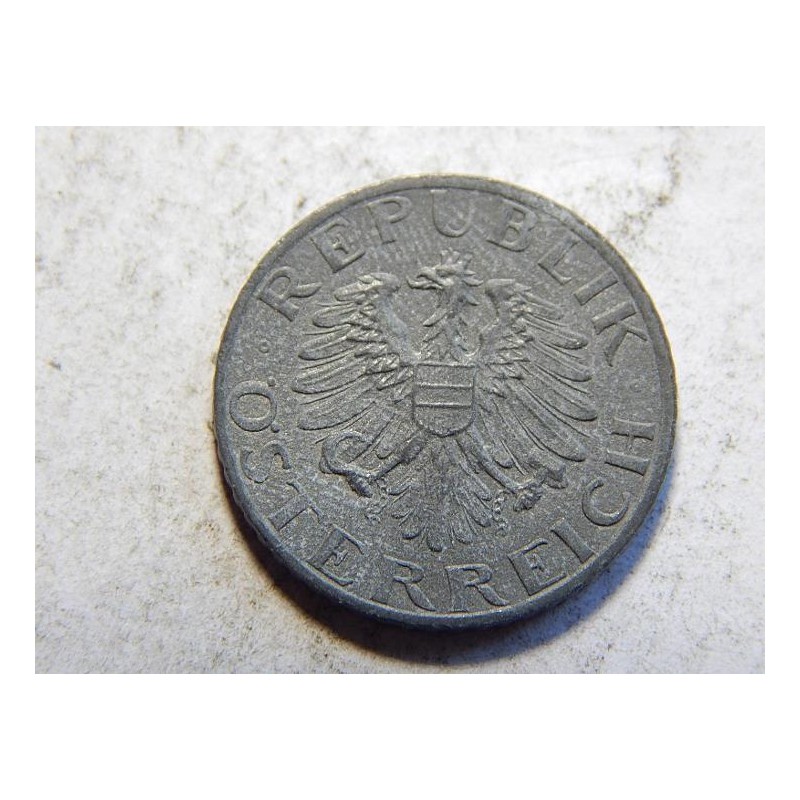 Rakousko 5 Groschen 1974 R XF č38665 Rakousko 5 Groschen 1974 R XF č38665