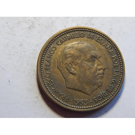 Španělsko 2½ Ptas 1953 XF č37855 
