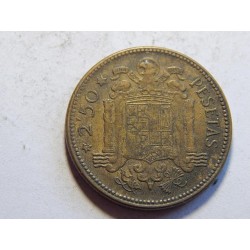 Španělsko 2½ Ptas 1953 XF č37855 