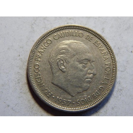 Španělsko 5 Ptas 1957(75) XF-UNC č38119 