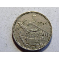 Španělsko 5 Ptas 1957(75) XF-UNC č38119 