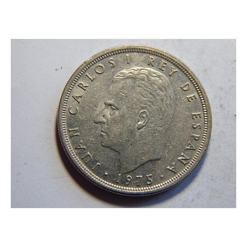 Španělsko 5 Ptas 1975(78) XF č38619 Španělsko 5 Ptas 1975(78) XF č38619