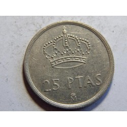 Španělsko 25 Ptas 1982 XF č38113 