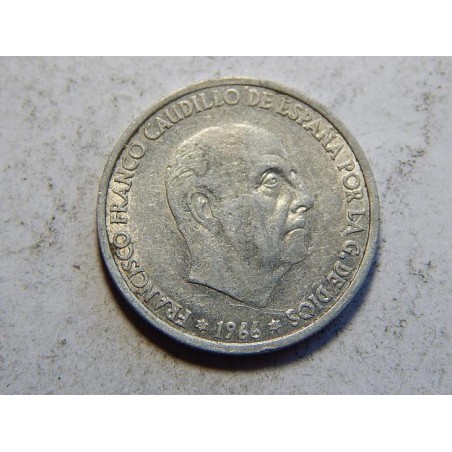 Španělsko 50 Centimos 1966(68) XF č38622 