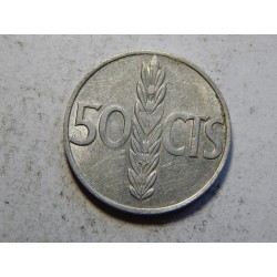 Španělsko 50 Centimos 1966(68) XF č38622 