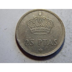 Španělsko 25 Ptas 1975(79) XF č38160