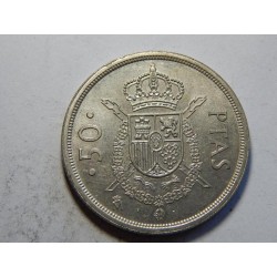 Španělsko 50 Ptas 1982 XF-UNC č38106 