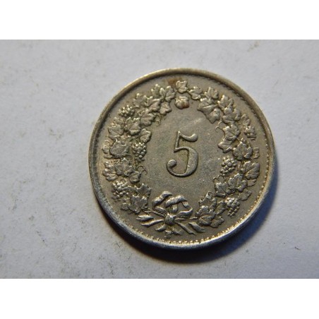 Švýcarsko 5 Rappen 1943 XF č39075 