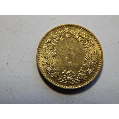 Švýcarsko 5 Rappen 1981 XF č38581 