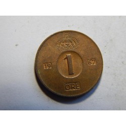 Švédsko 1 Öre 1967 U XF č38601  