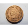USA 1 Cent 1901 indián VF-XF č39050 